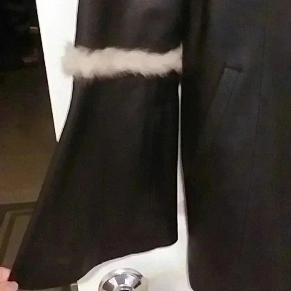🐾leather jacket with natural fur and cute sleeves - Picture 7 of 16
